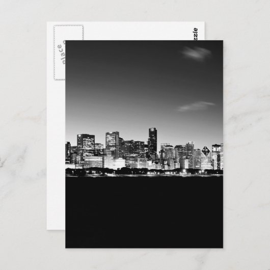 Chicago Skyline Briefkaart (Voorkant / Achterkant)