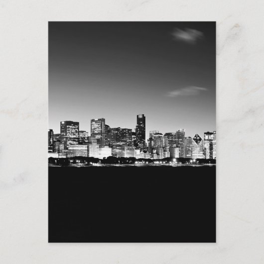 Chicago Skyline Briefkaart (Voorkant)
