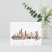 Chicago Skyline Briefkaart (Staand voorkant)