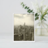 Chicago Skyline Briefkaart (Staand voorkant)
