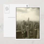 Chicago Skyline Briefkaart (Voorkant / Achterkant)