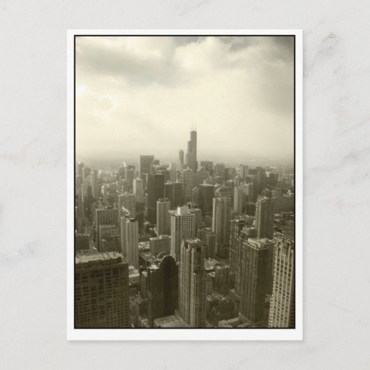 Chicago Skyline Briefkaart (Voorkant)