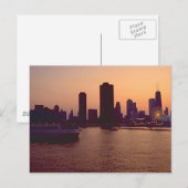 Chicago Skyline Briefkaart (Voorkant / Achterkant)