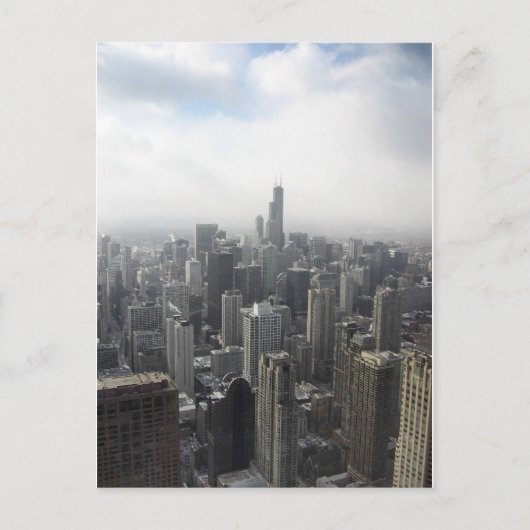 Chicago Skyline Briefkaart (Voorkant)