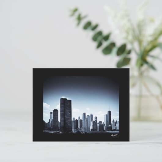 Chicago Skyline Briefkaart (Staand voorkant)