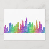 Chicago skyline briefkaart (Voorkant)