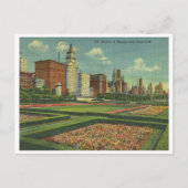  Chicago Skyline Briefkaart (Voorkant)