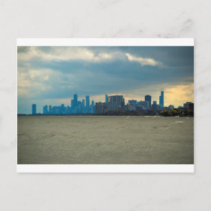 Chicago skyline. briefkaart