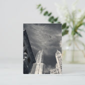 Chicago skyline briefkaart (Staand voorkant)