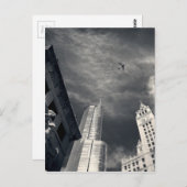 Chicago skyline briefkaart (Voorkant / Achterkant)