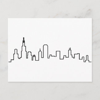 Chicago Skyline Briefkaart