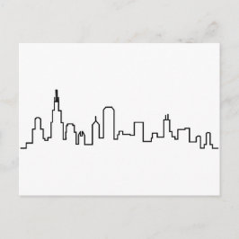 Chicago Skyline Briefkaart
