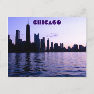 Chicago skyline briefkaart
