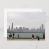 Chicago skyline briefkaart (Voorkant / Achterkant)