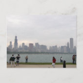 Chicago skyline briefkaart (Voorkant)