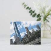 Chicago Skyline Briefkaart (Staand voorkant)