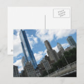 Chicago Skyline Briefkaart (Voorkant / Achterkant)