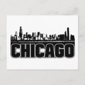 Chicago Skyline Briefkaart (Voorkant)
