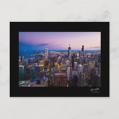 Chicago Skyline Briefkaart (Voorkant)