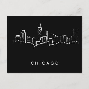 Chicago Skyline Briefkaart