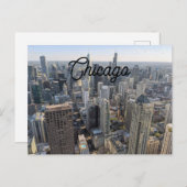 Chicago Skyline Briefkaart (Voorkant / Achterkant)