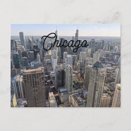 Chicago Skyline Briefkaart (Voorkant)