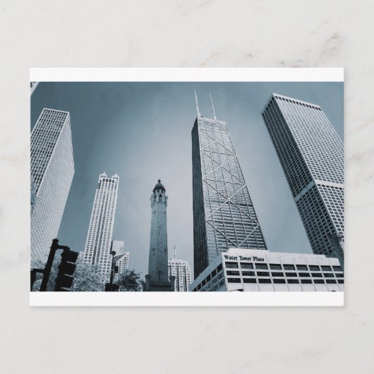 Chicago Skyline Briefkaart (Voorkant)