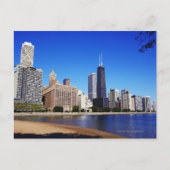 Chicago Skyline. Briefkaart (Voorkant)