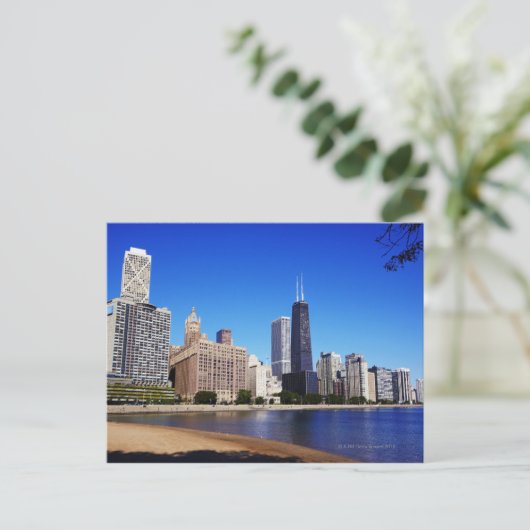Chicago Skyline. Briefkaart (Staand voorkant)
