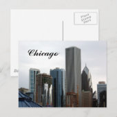 Chicago Skyline briefkaart (Voorkant / Achterkant)