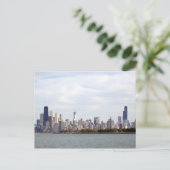 Chicago Skyline Briefkaart (Staand voorkant)