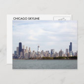 Chicago Skyline Briefkaart (Voorkant / Achterkant)