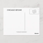 Chicago Skyline Briefkaart (Achterkant)