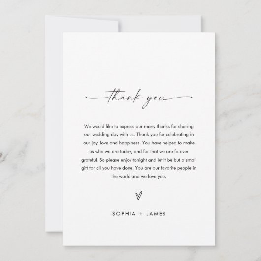 Chicago Skyline bruiloft diner menu Kaart 5x7 (Achterkant)