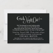 Chicago Skyline bruiloft vrijgezellenfeest wit Kaart (Achterkant)