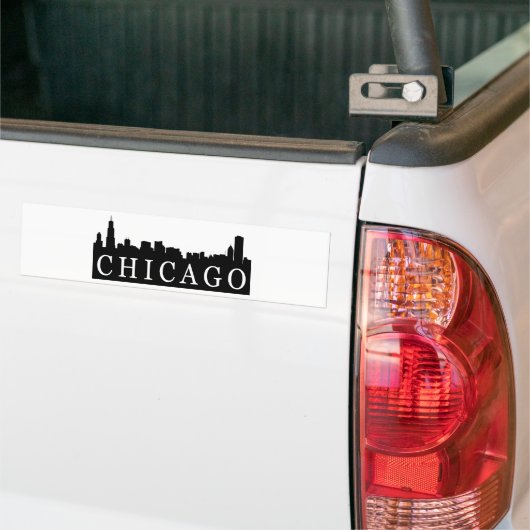 Chicago Skyline Bumpersticker (Op Truck)