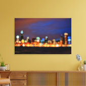 Chicago Skyline Canvas Afdruk (Insitu (Woonkamer))