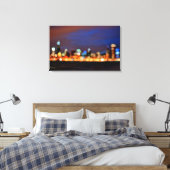 Chicago Skyline Canvas Afdruk (Insitu (Slaapkamer))
