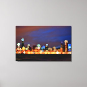 Chicago Skyline Canvas Afdruk