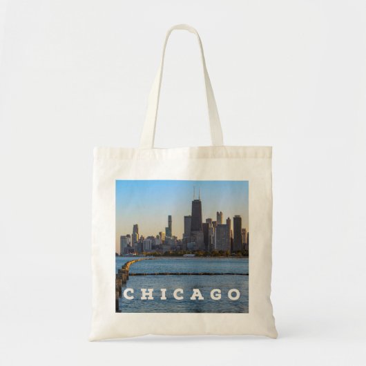 Chicago Skyline Canvas tas (Voorkant)