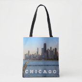 Chicago Skyline Canvas tas (Voorkant)