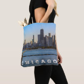 Chicago Skyline Canvas tas (Dichtbij)