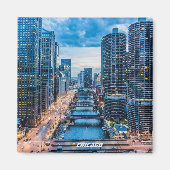 Chicago Skyline City Magneet (Voorkant)