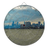 Chicago skyline. dartbord (Voorkant)