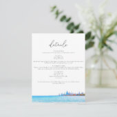 Chicago Skyline Details Enclosure Kaart (Staand voorkant)