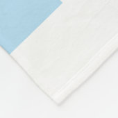 Chicago Skyline en City Flag Fleece Deken (Hoek)