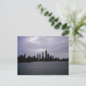 Chicago Skyline en Lake Michigan Briefkaart (Staand voorkant)