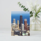 Chicago Skyline en landmerken Briefkaart (Staand voorkant)