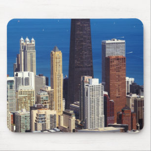 Chicago Skyline en landmerken Muismat