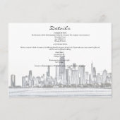 Chicago Skyline Enclosure Kaart (Voorkant)